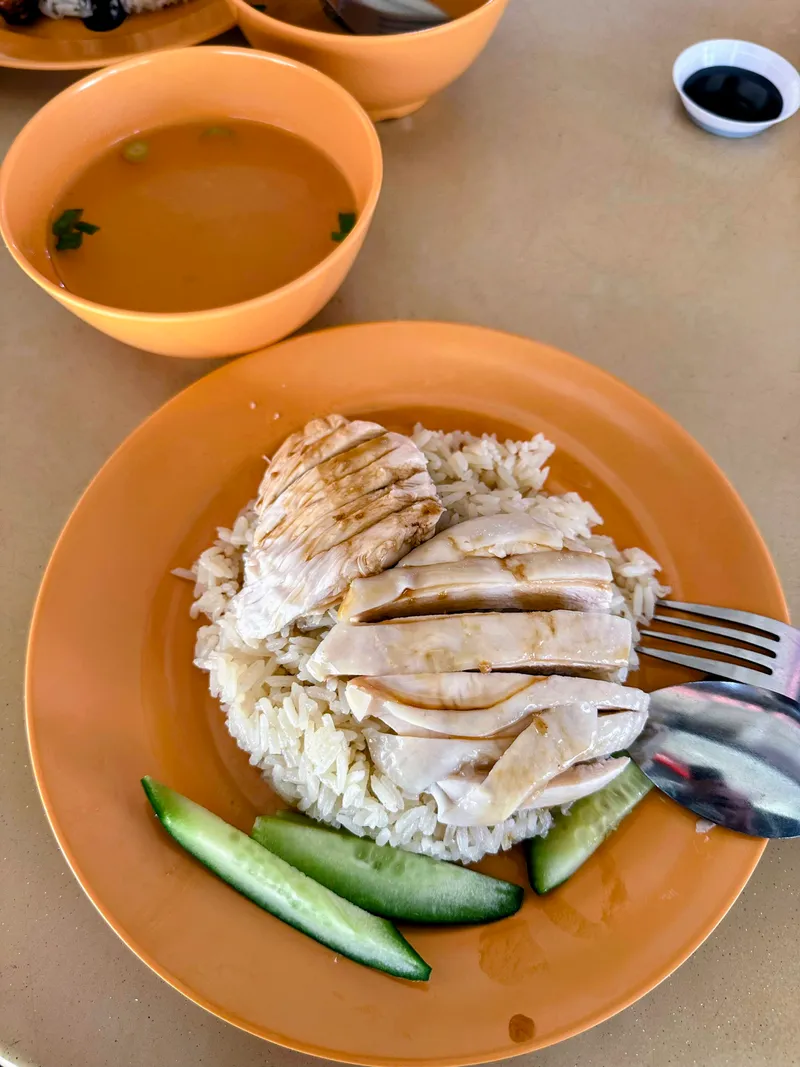 Chicken Rice Breakfast — Maxwell Food Centre - Food in Singapore
